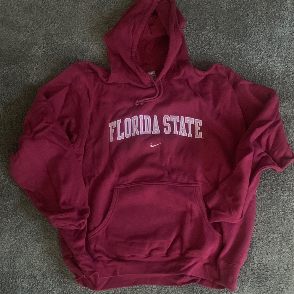 Nike Garnet Florida State Pullover Hoodie